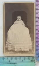 Child in Chair H.C. Lovejoy Trenton NJ CDV Carte De Visite