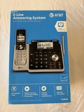 AT T TL88102 2-Line Answering System With Dual Caller Untested