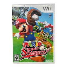 Mario Super Sluggers (Nintendo Wii, 2008) Complete w/ Manual CIB - Not Tested
