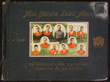 MISS BLANCHE LUXE ALBUM 1931-1932 CIGARETTE CARDS FIGURE KNVB HOLLAND FOOTBALL