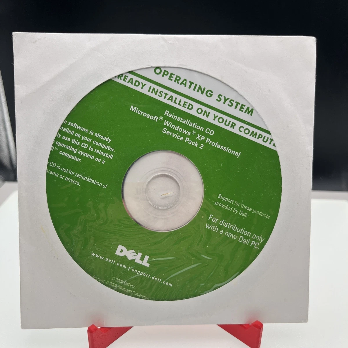 Dell Microsoft Windows XP Operating System Software - English