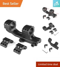 Lightweight Dual Ring Mount Scope for Picatinny Rails - Tactical Advantage