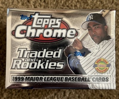 1999 Topps Chrome Baseball- Traded and Rookies Factory Sealed