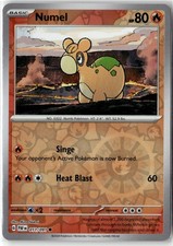 Numel PAF 011/091 C Reverse Holofoil SV: Paldean Fates Pokemon Card NM