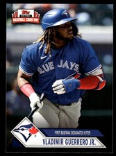 Vladimir Guerrero Jr. 2021 Topps National Baseball Card Day #29 Blue Jays