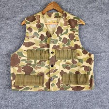 Vintage Kodiak King Vest Camo Hunting Mens Medium Duck Hunter Made in Japan