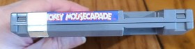 Nintendo NES Mickey Mousecapade Cart, plastic case with info glued to back works