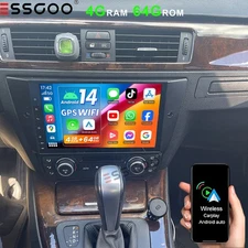 For BMW E90 E91 E92 E93 9" Car Stereo Radio Apple CarPlay Android Auto GPS 4+64G