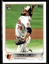 2022 Topps #517 Marcos Diplan RC Orioles Baseball Card 2101I