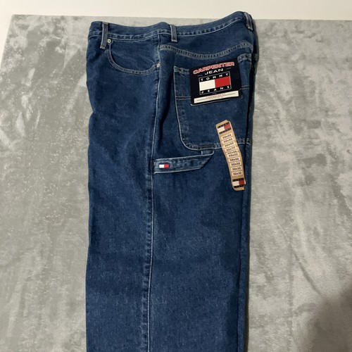 Vintage Deadstock Tommy Hilfiger Carpenter Jeans 32x32 Loose Fit Full Leg Y2K - Bild 15 von 15