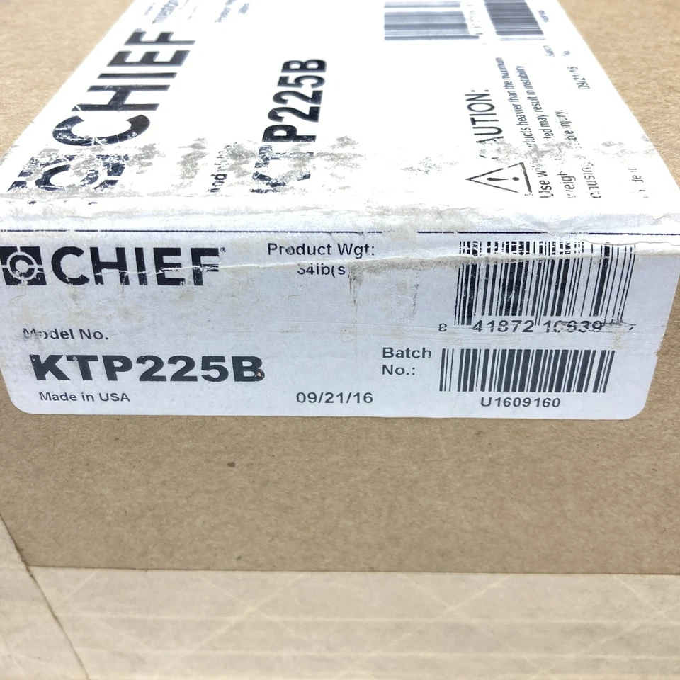 NEW SEALED Chief KTP225B Widescreen Dual Monitor Table Stand Mount - Image 4 of 4