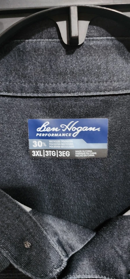 Camisas Ben Hogan Performance para hombre 3XL/3TG/3EG tela elástica que absorbe la humedad  Foto 4 de 4
