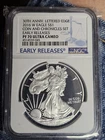 2016 W American Silver Eagle Lettered Edge Early Releases Eagle 30th Anniv.