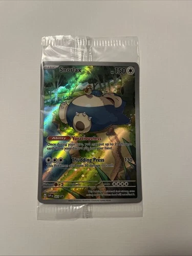 Snorlax SVP EN 051 Black Star Promo Scarlet & Violet Pokemon 151 Card - SEALED