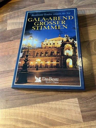 Reader‘s Digest - 4 Musikkassetten / Gala-Abend großer Stimmen