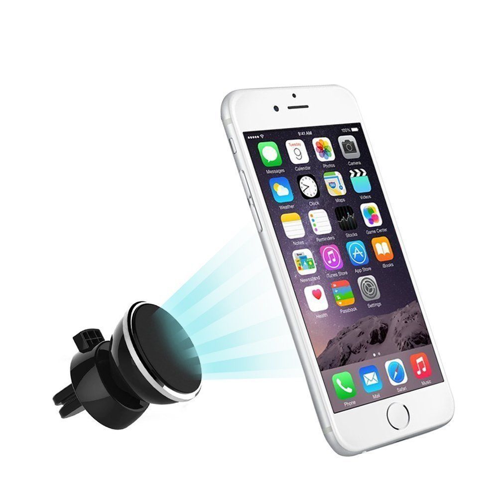 Supporto Auto Magnetico Da Cruscotto Piastra Metallica Per Smartphone LinQ - Italiano - Foto 2