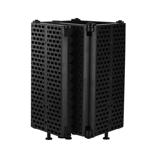 Adjustable 5 Panel Microphone Isolation Shield Vocal Booth for Recording Sound - Picture 7 of 11