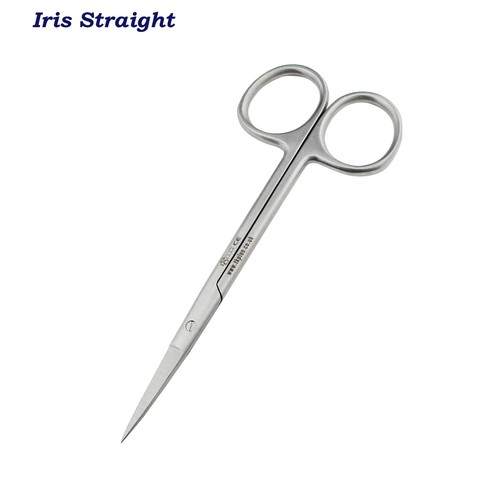 Iris Gum Surgery Tissue Scissors Straight fine tip Surgical instruments CE - Picture 2 of 6