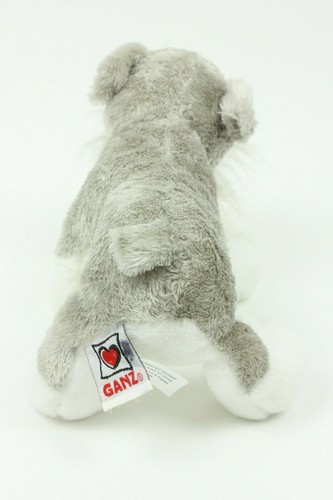 Ganz Webkinz Schnauzer Dog 8" Plush Toy Only NO CODE HM159 Stuffed Animal Toy - Picture 3 of 8