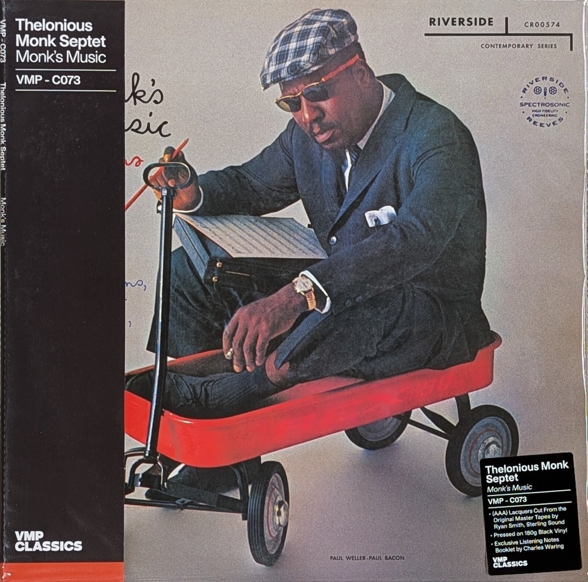THELONIOUS MONK SEPTET Monk's Music SEALED 180 Gram LP Exclusive