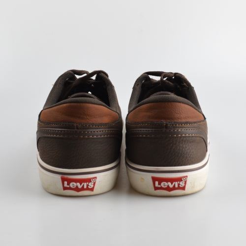 Levi's Mens Ethan Casual Fashion Sneaker Shoe Size 8 Brown Faux Leather - 519214 - Picture 8 of 10