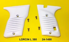 NEW Lorcin L 380 and Cobra FS 380 IN 380 FACTORY WHITE GRIP SET NOS 24-1490A1