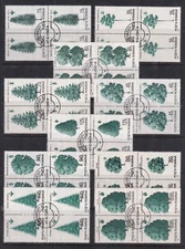 Romania Used Stamps in Blocks of 4 Sc#3913-3922 CTO