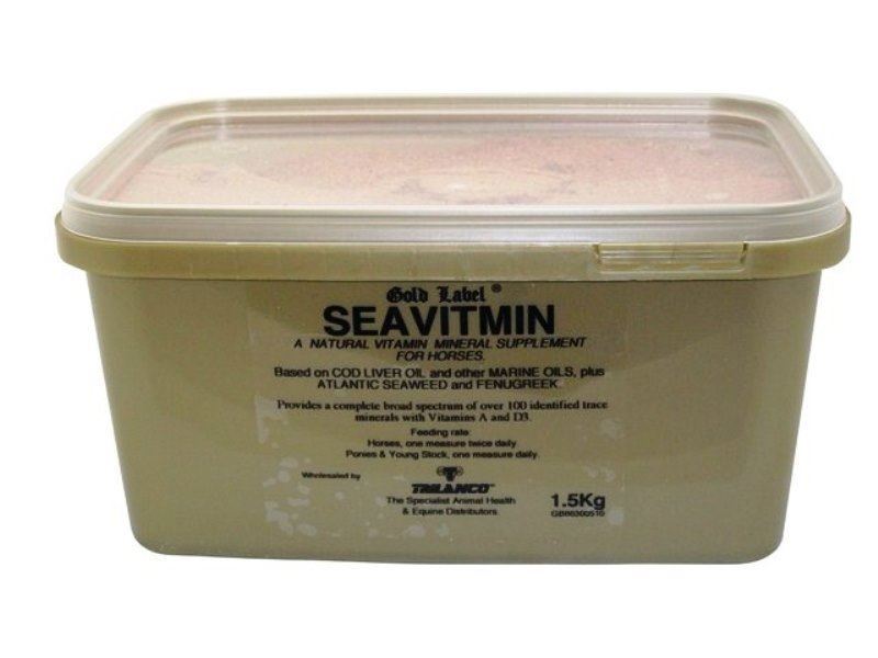 GOLD LABEL SEAVITMIN VITAMIN & MINERAL SUPPLEMENT INCLUDING COD LIVER OIL 1.5KG