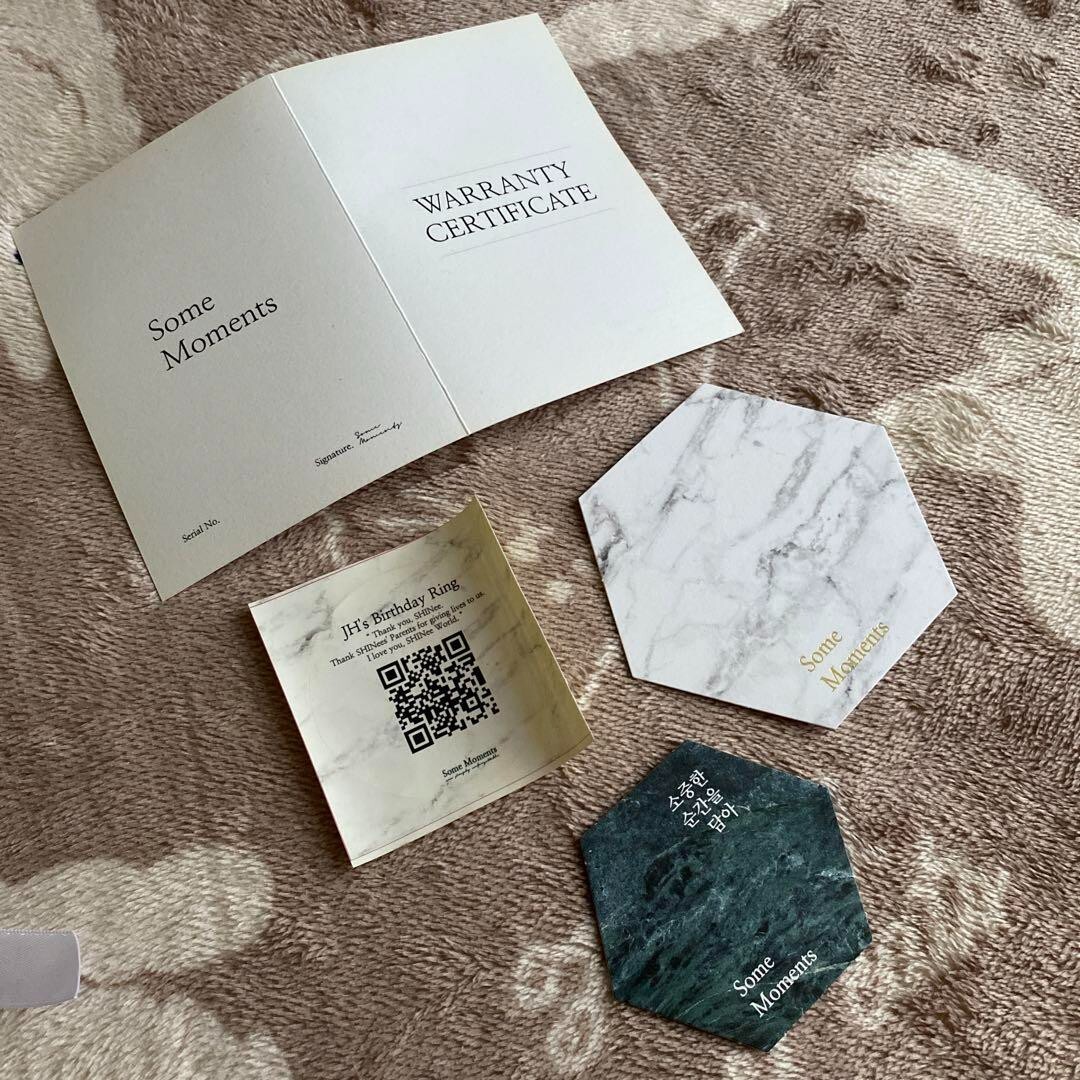 SHINee Jonghyun Birthday Ring Some Moments Sound Wave 900408