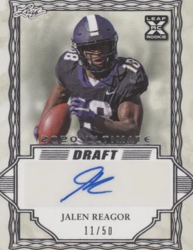 2020 Leaf Ultimate Draft Jalen Reagor #BA-JR1