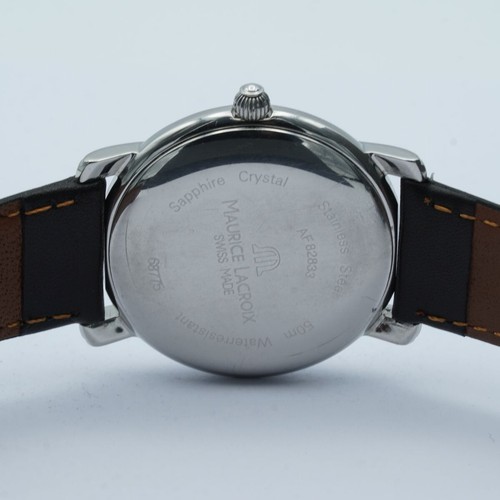 MAURICE LACROIX PONTOS AUTOMATIK HERREN UHR STAHL 68775 ARMBANDUHR ML203 - Bild 7 von 9