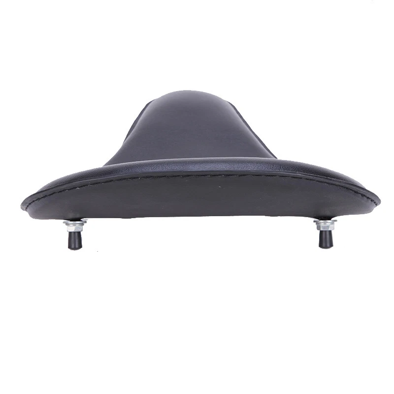 Asiento de conductor solo reacondicionado para motocicletas Triumph cuero negro + espuma de neopreno + acero Foto 4 de 4