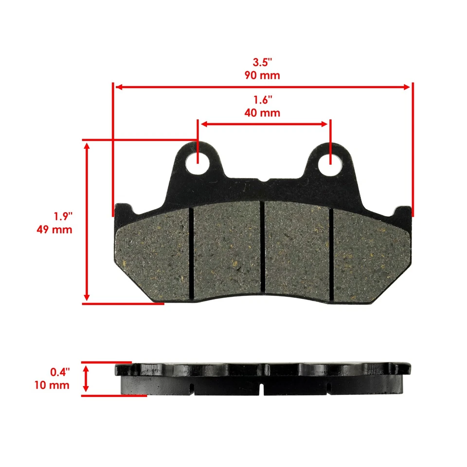 Pastillas de freno delanteras y traseras para Honda VF700F VF 700F Interceptor 700 1984-1985 Foto 2 de 4