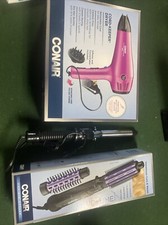 Conair Ionic Hair Dryer, Hot Air Styler, Instant Heat Curling Iron 3 Tools