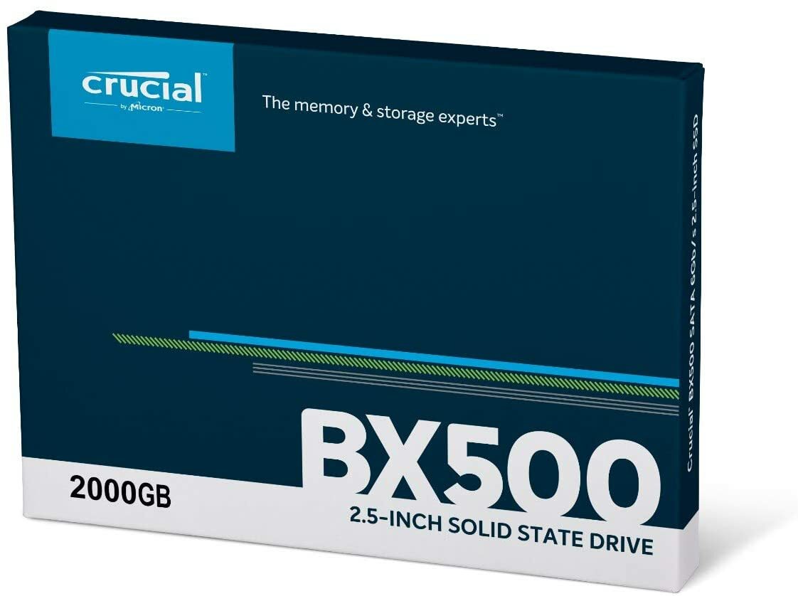 Crucial by Micron BX500 2 TB 2.5 inch SSD Solid State Drive