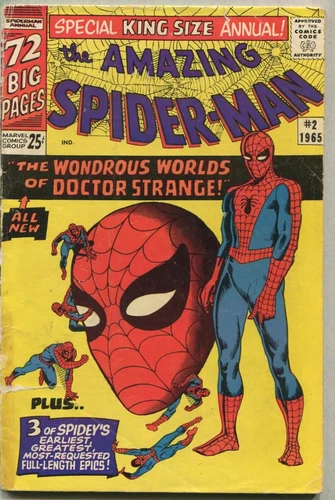 The Amazing Spider-Man #2 GD 1st Xandu 1965  Doctor Strange Marvel SA