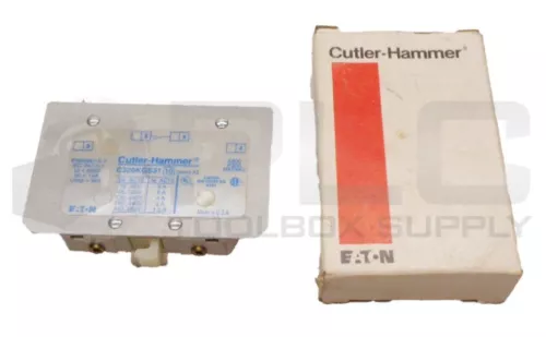 NEW CUTLER-HAMMER C320KGS31 SER A2 AUXILIARY CONTACT