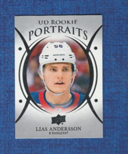 2018-19 Upper Deck Hockey UD Rookie Portraits # P-49 Lias Andersson