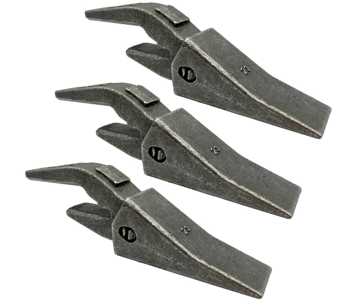 3 Backhoe, Excavator Shank, Tooth, & Pin Assemblies, 1