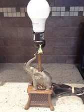 Vintage Cheyenne Elephant Table Lamp