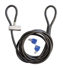 Laptop / Computer Anti Theft CODi Key Cable Lock Single Steel- 633886003447