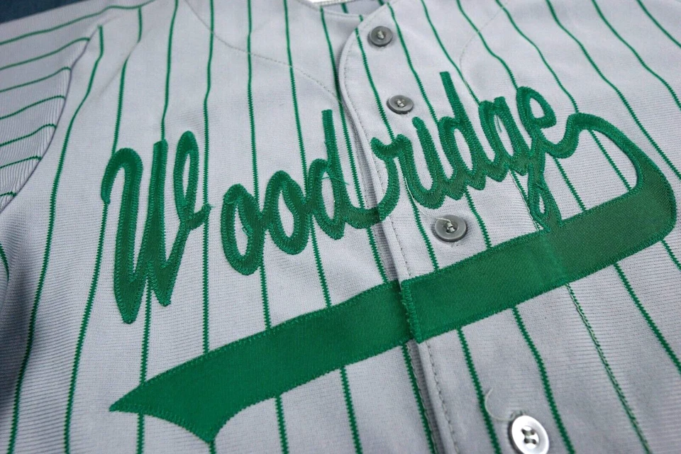 Camiseta de béisbol vintage para hombre pequeña 34 Wilson a rayas años 80 secundaria deportes 🔥 Foto 4 de 4