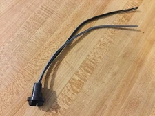 VINTAGE GAUGE OIL GEN ALT DASH LIGHT SOCKET RAT ROD TRUCK HARLEY TACH WOOD BOAT