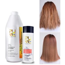 0 Keratin Straightening Dry Frizzy Curly Damaged Hair Treatment Shampoo Set