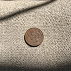 1873 Indian Head Cent Penny Fine--Open 3--With Original Red Copper Shades