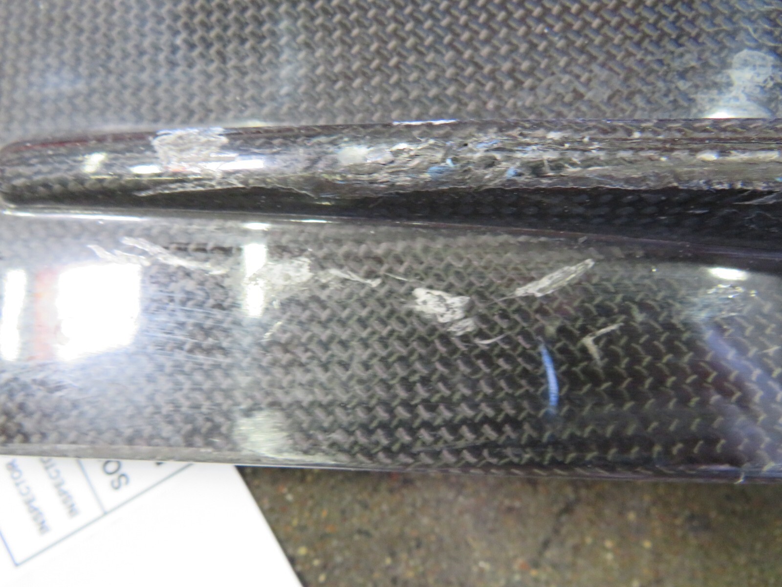 Ferrari 488, Carbon Fiber, Rear Valance, Diffuser, Dmg, Used, P/N 86371600