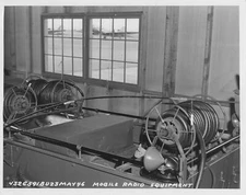 ORIGINAL 1946 PHOTO 591st AAF BASE UNIT 1st M-A-T GROUP MOBILE RADIO EQUIPMENT 7