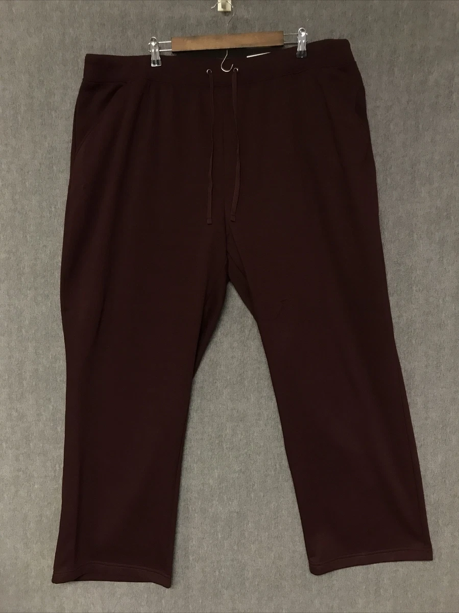 St Johns Bay Sweatpants Womens 3XL Red Pull On Straight Pockets Jogger  Maroon