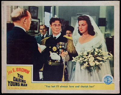 DARING YOUNG MAN Original Movie Lobby Card Poster Joe E Brown ...