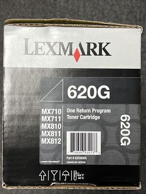 Lexmark (620G) Return Program Toner Cartridge for US Government Black (62D000G)